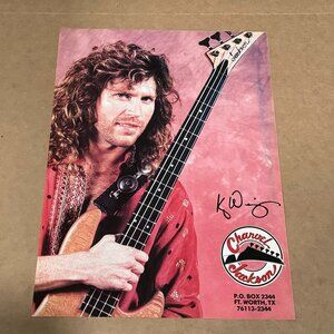 Kip Winger of Winger - Charvel Jackson Guitars - 1991 Print Advertisement